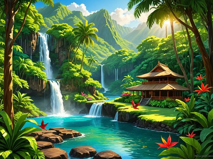 Phong cảnh núi rừng