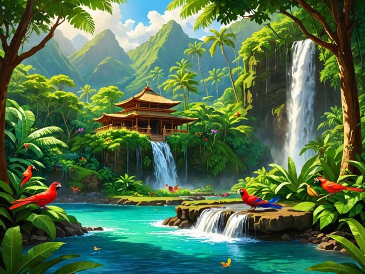 Phong cảnh núi rừng